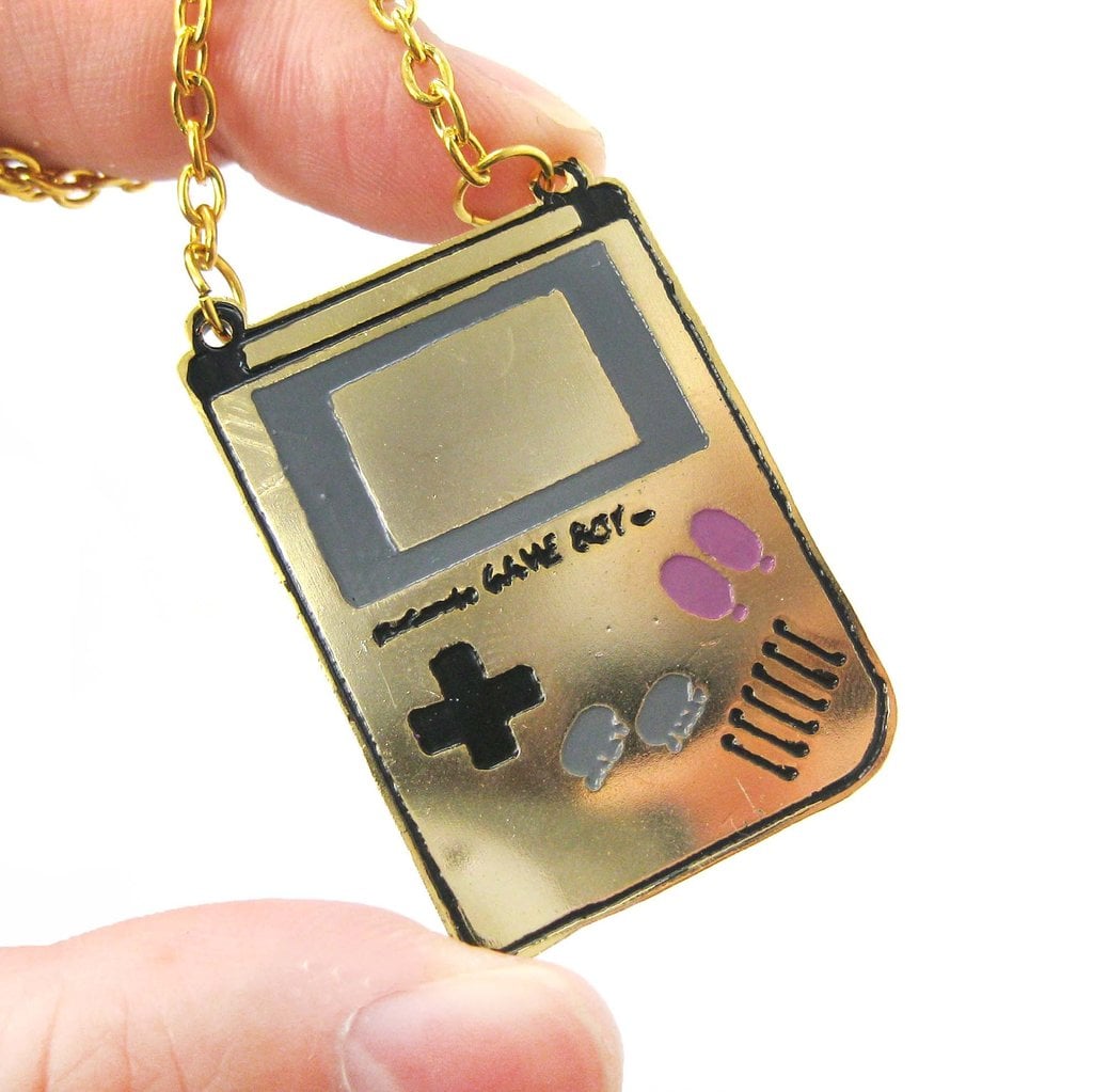 Classic Nintendo Game Boy Necklace (18) Video Game Inspired Jewelry