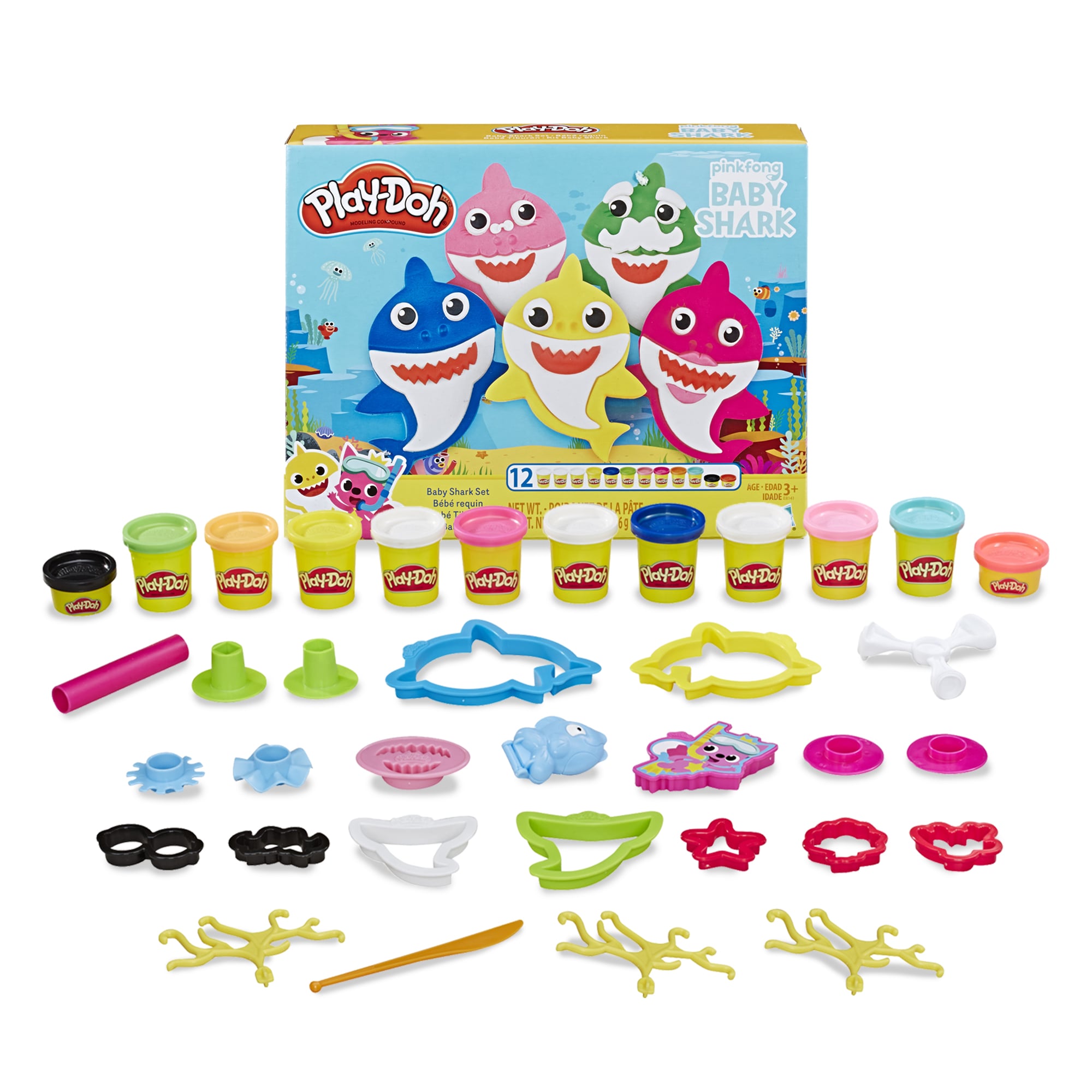 Baby shark play sales doh set