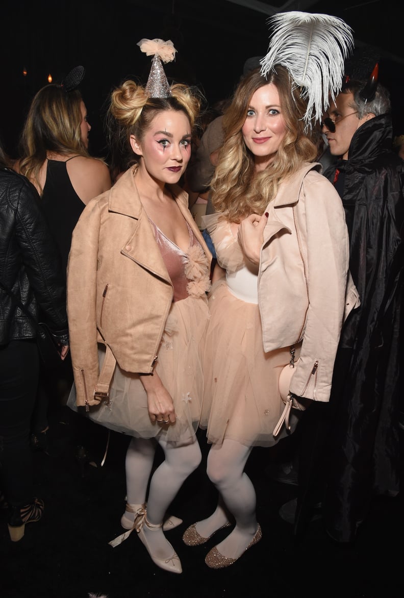 Lauren Conrad and a Friend as Circus Performers