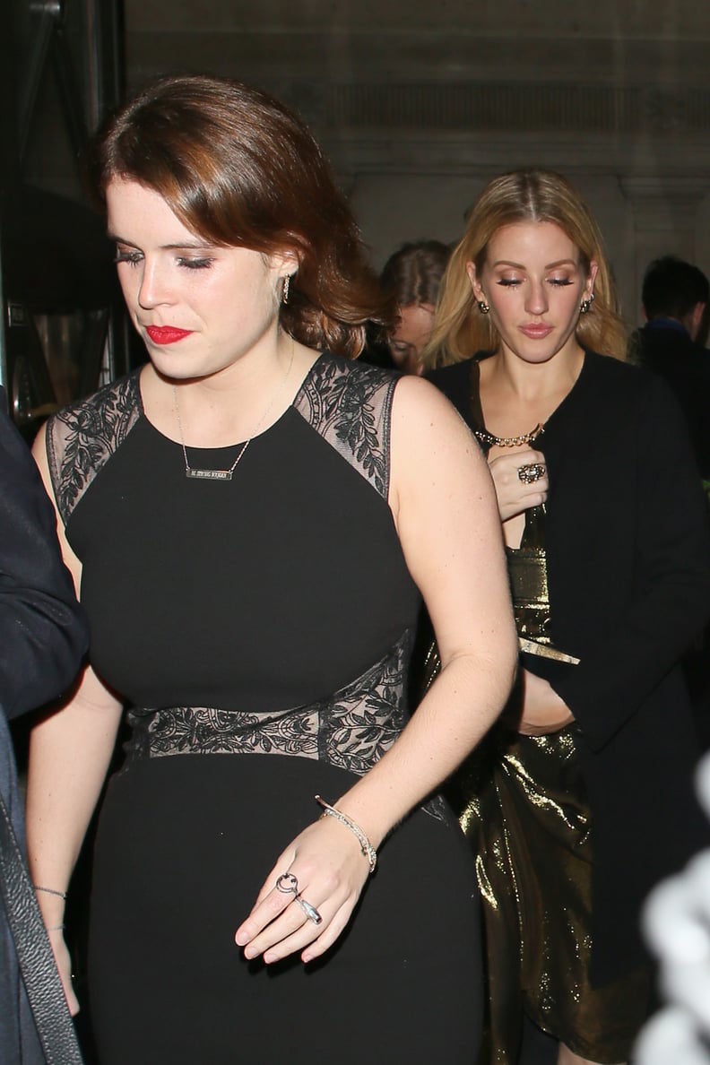 She Wore Them With a Black Dress to the Animal Ball in London