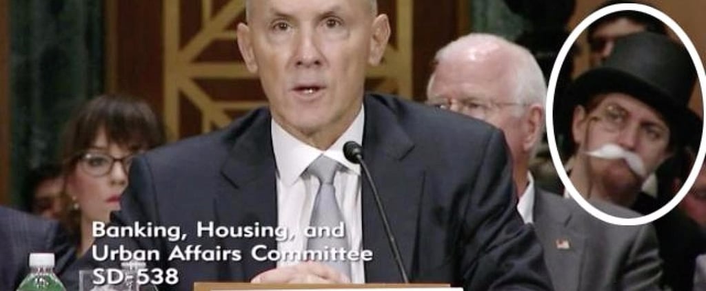 Monopoly Man at Equifax CEO Richard Smith's Senate Hearing