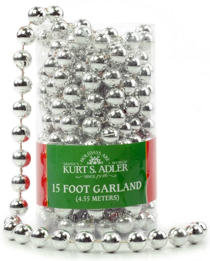 库尔特·s·阿德勒15英尺的银珠花环