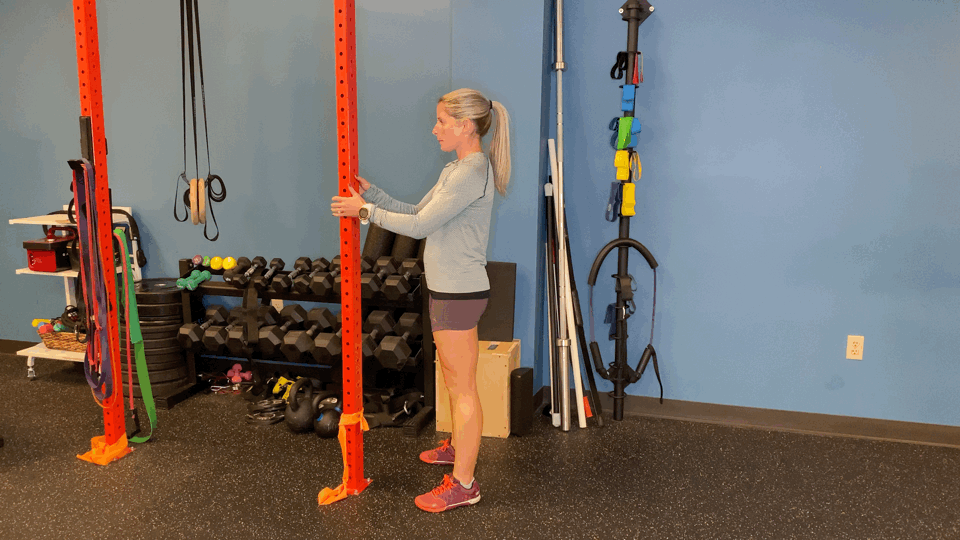 Warmup: Passive Squat to Overhead Reach