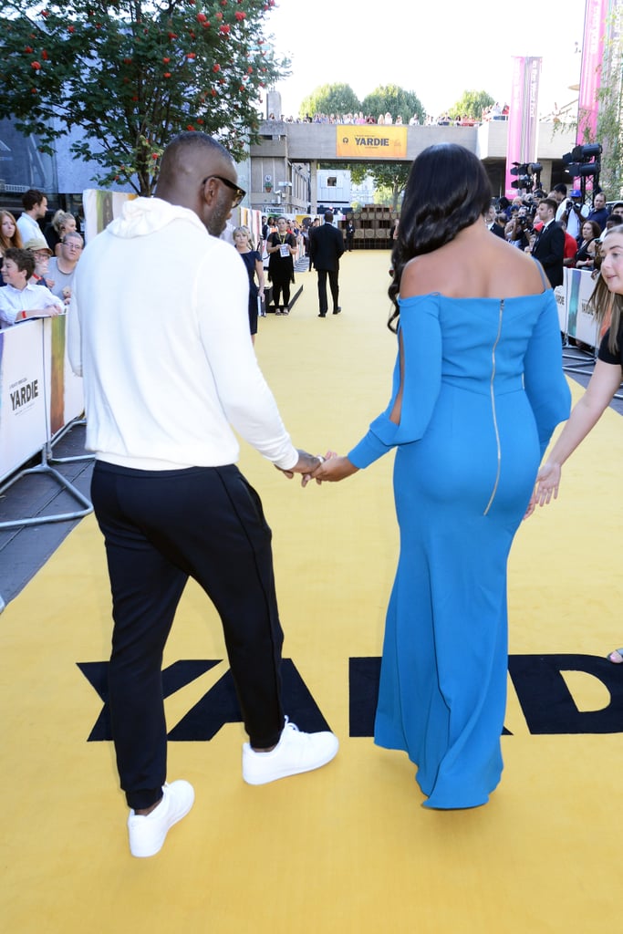 Idris Elba and Sabrina Dhowre at Yardie Premiere 2018