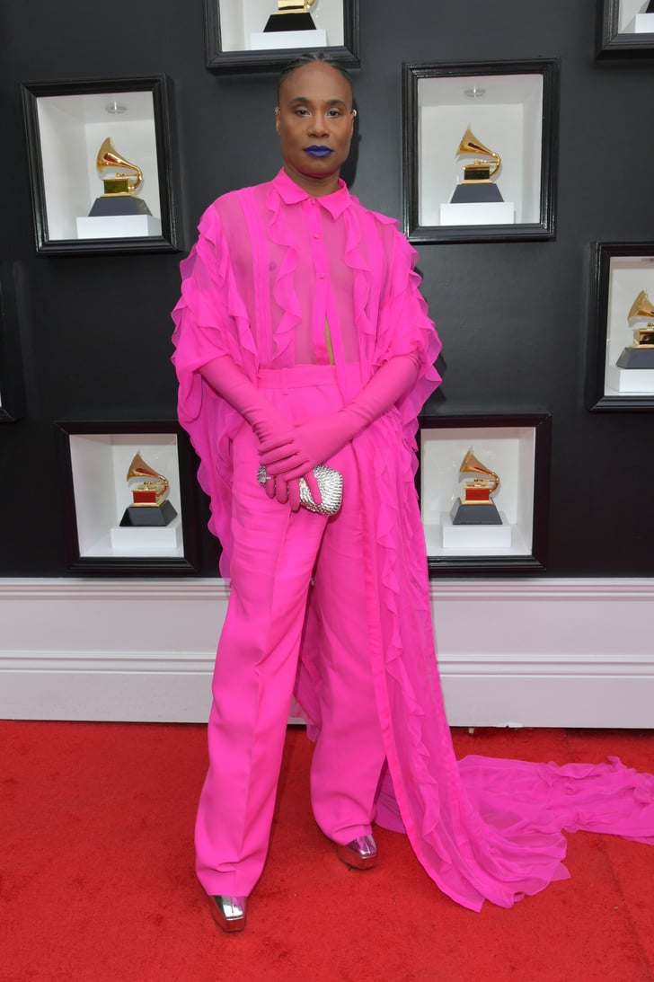Billy Porter Wearing Gloves at the 2022 Grammys Celebrities Wearing