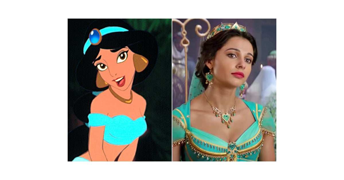 Naomi Scott as Princess Jasmine | Aladdin Cartoon and Live-Action Cast ...