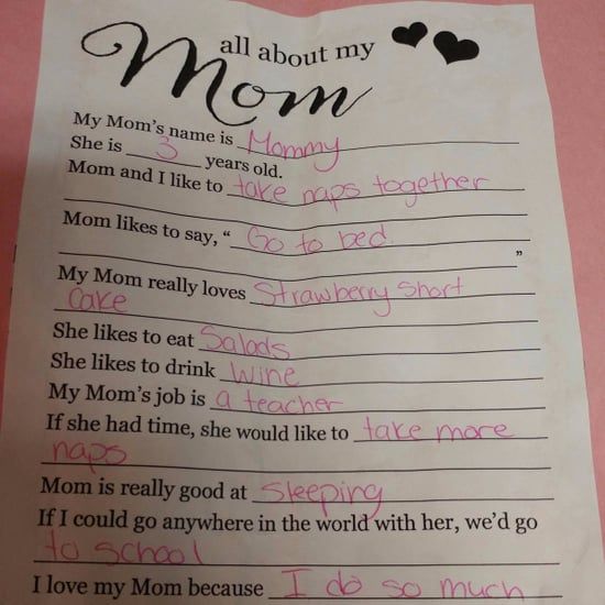Toddler's Funny Mother's Day Card