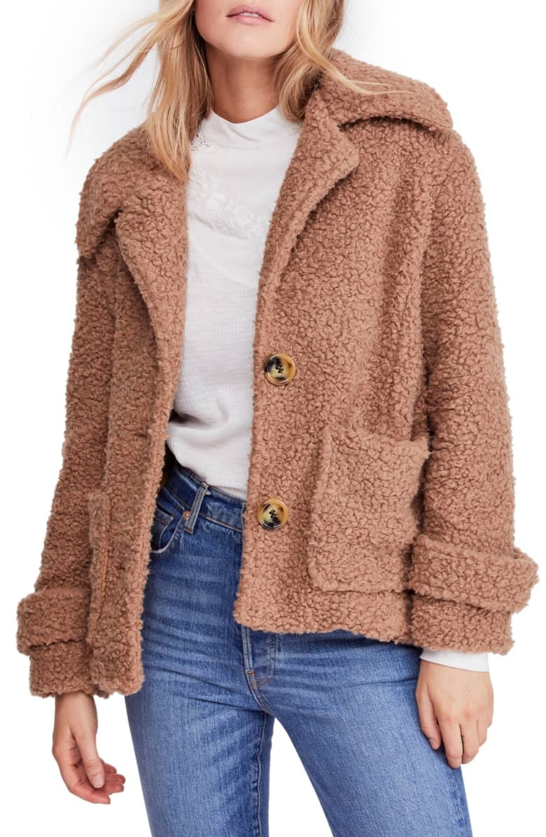 Free People So Soft Peacoat