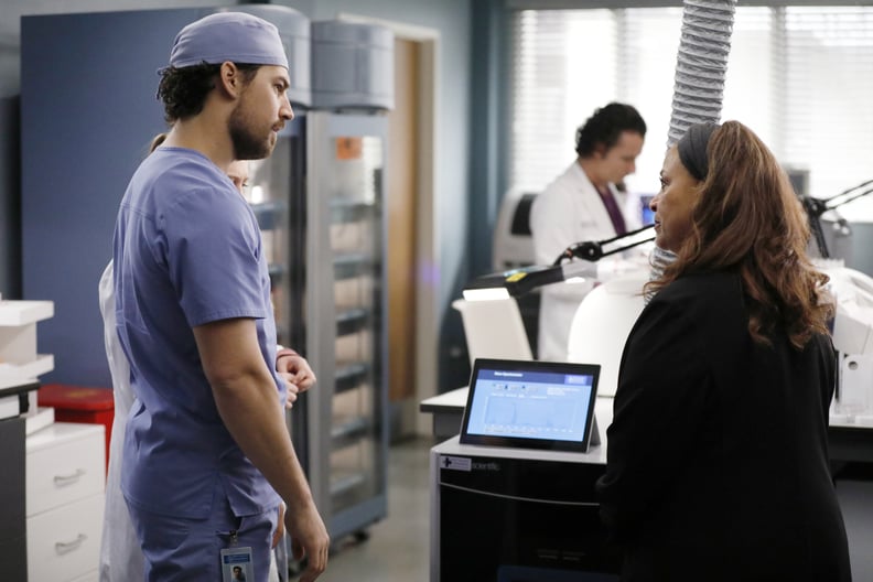 GREYS ANATOMY - Put on a Happy Face  Link tries to convince Amelia to take it easy during the final stage of her pregnancy. Hayes asks Meredith a surprising question, and Owen makes a shocking discovery, on the season finale of Greys Anatomy, THURSDAY, AP