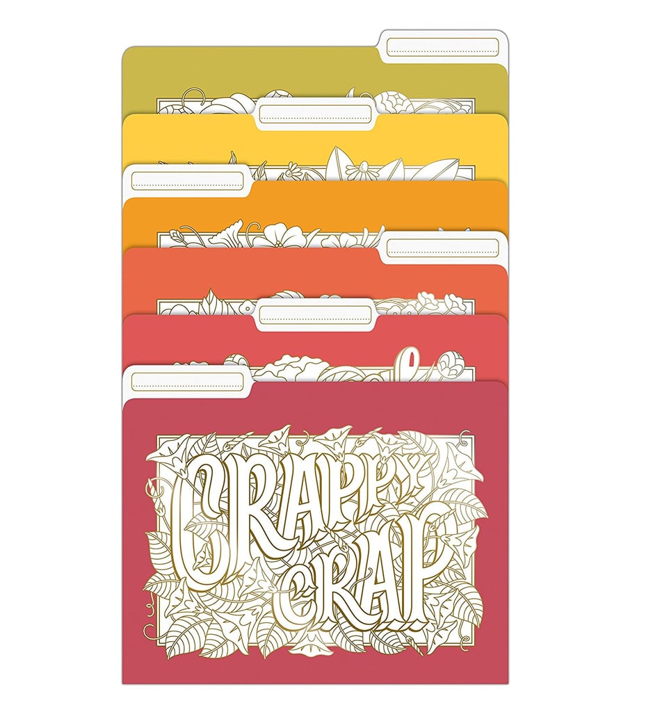"Pretty Crappy" File Folders