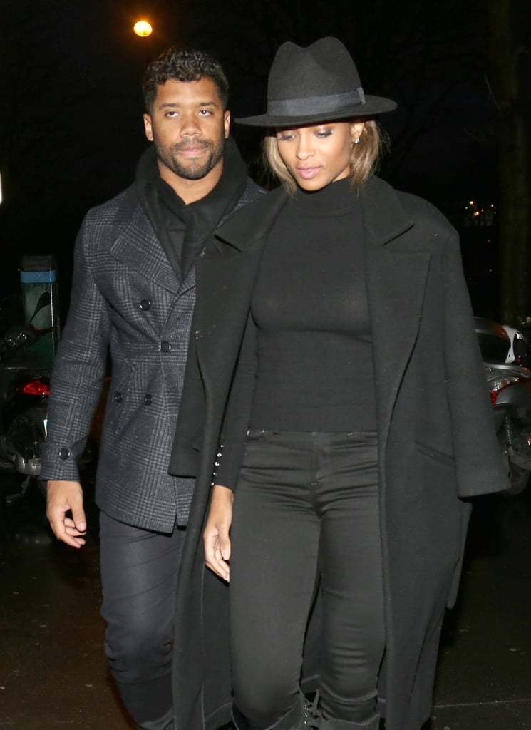 Ciara and Russell Wilson in Paris March 2016