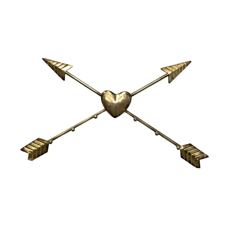 Metal Arrows and Heart Wall Art