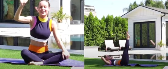 Watch Brie Larson's and Blogilates's at-Home Ab Workout