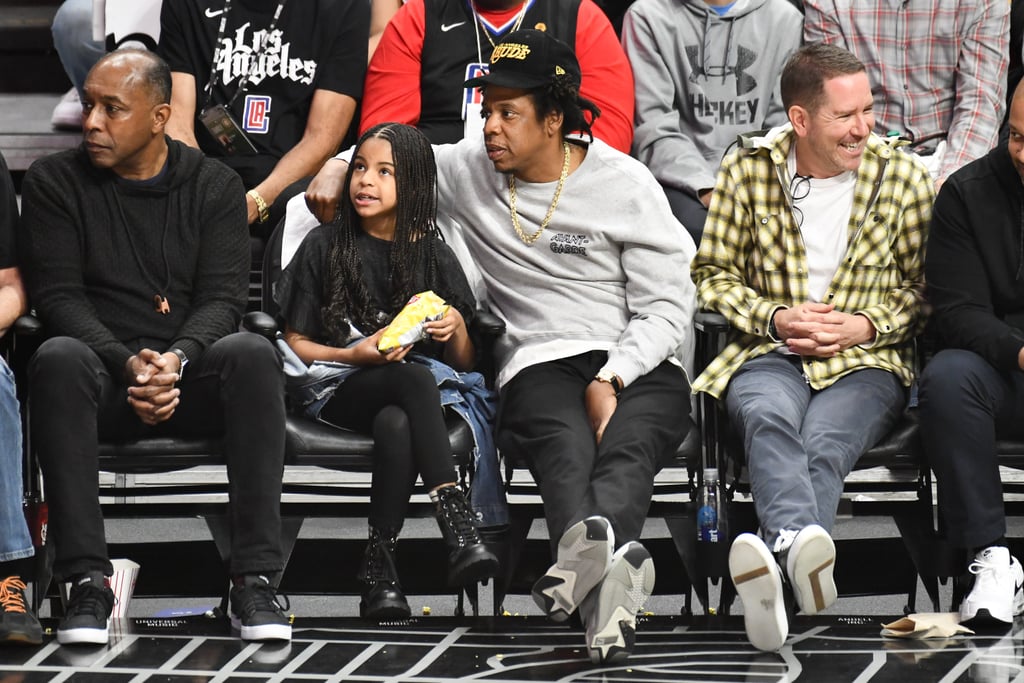 Blue Ivy Wore Fendi Boots to the Lakers Game With JAY-Z