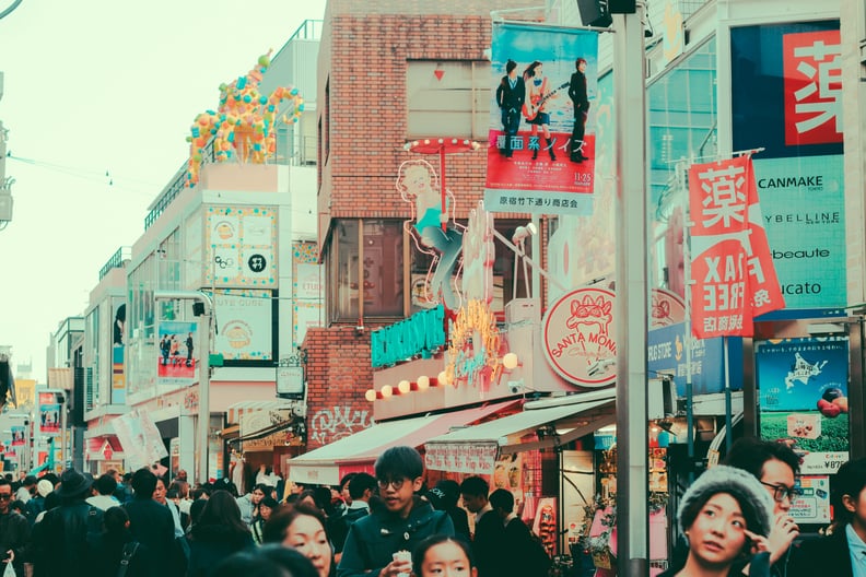 Takeshita Street in the Harajuku District