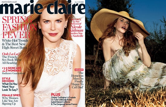 Pictures of Nicole Kidman in March 2011 Marie Claire Magazine Talking Botox, Partying, Tom Cruise, Keith Urban, Children