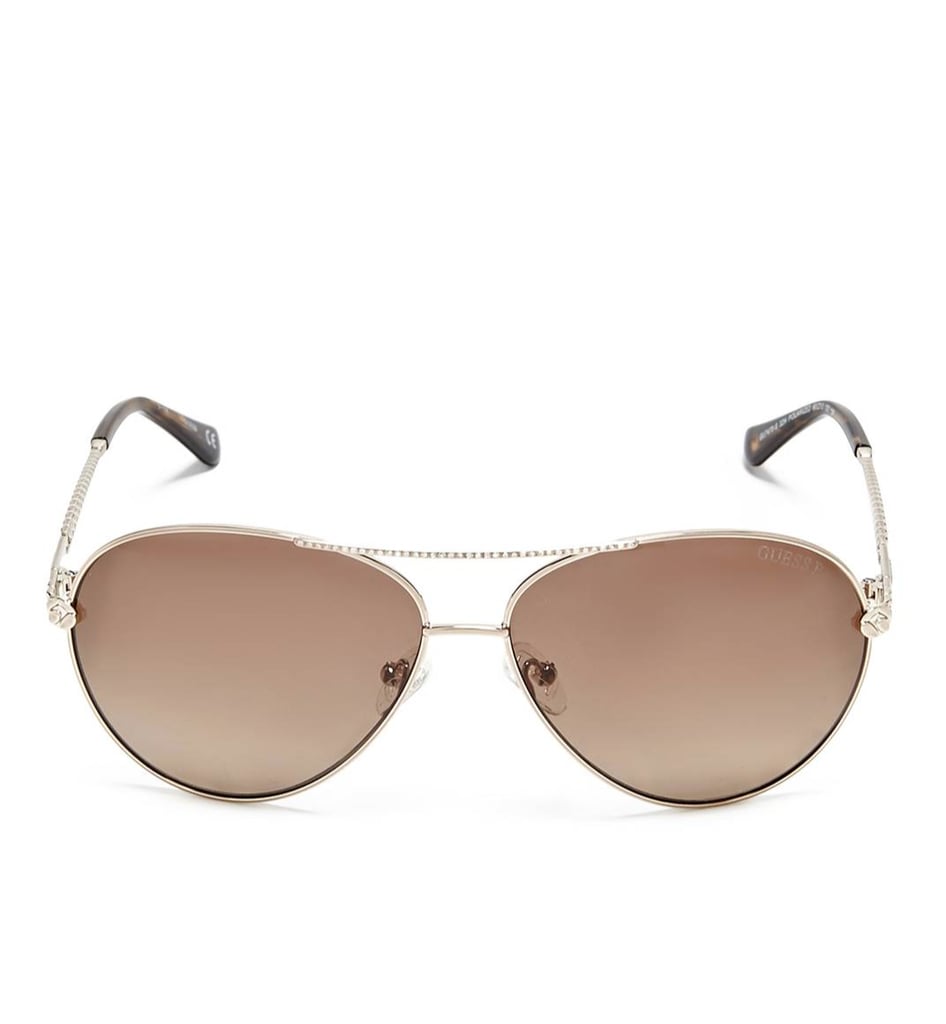 Rhinestone Aviator Sunglasses