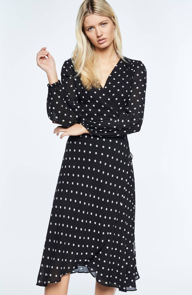 Bardot Betty Midi Wrap Dress | Cute Work Dresses | POPSUGAR Fashion ...