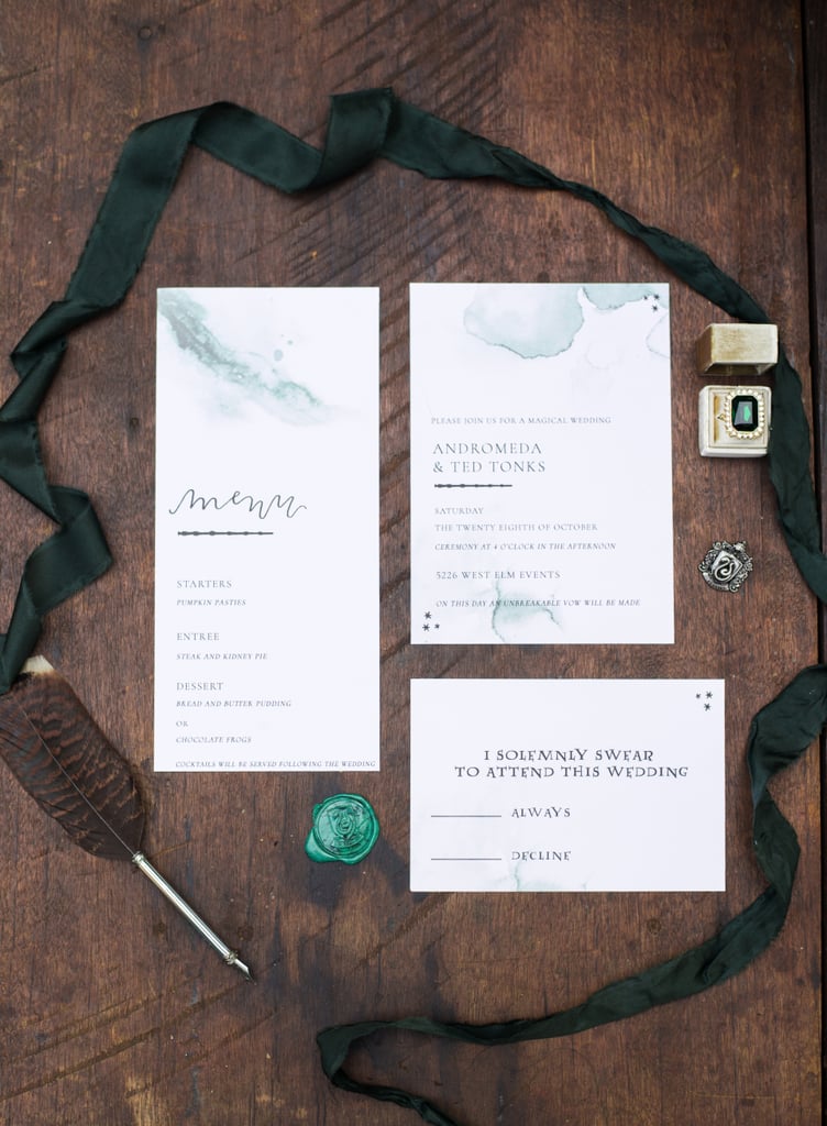 Harry Potter Slytherin Wedding