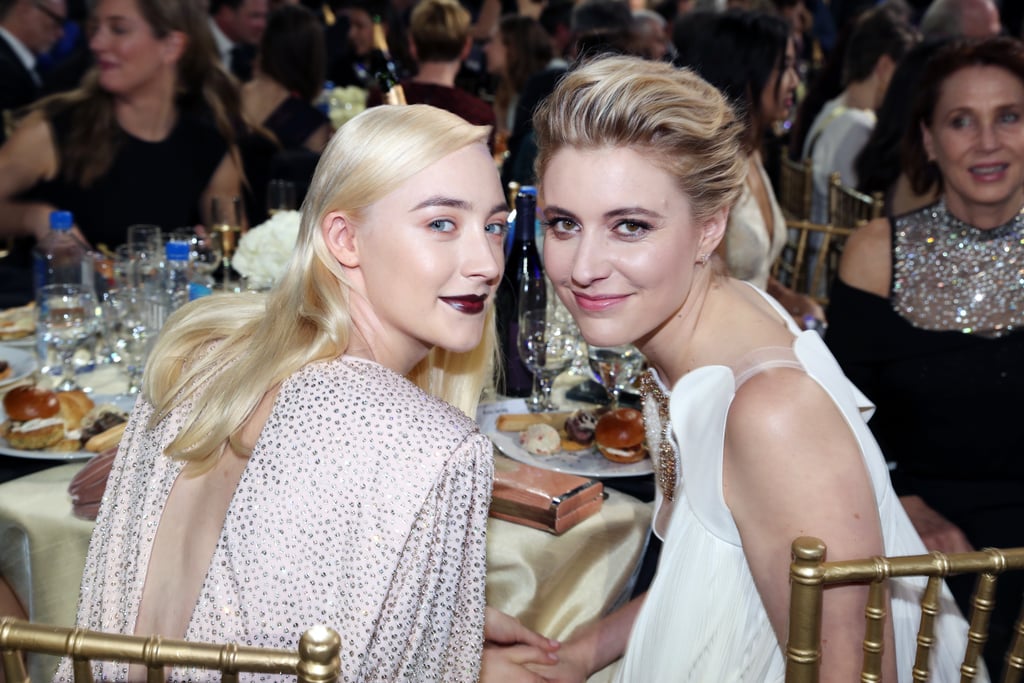The Lady Bird duo posed together at the Critics' Choice Awards on Jan. 11.