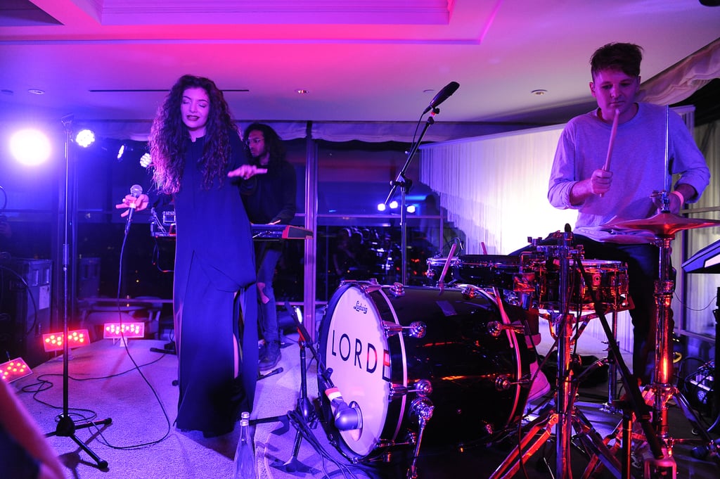 Lorde performed at the Delta party.