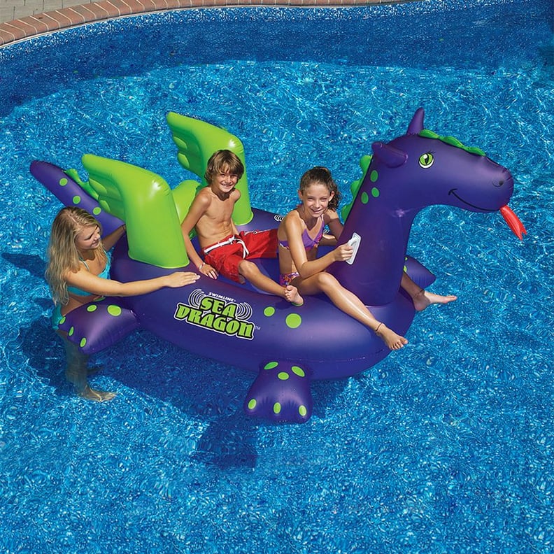 Giant Sea Dragon 9-Ft. Inflatable Ride-On Pool Toy