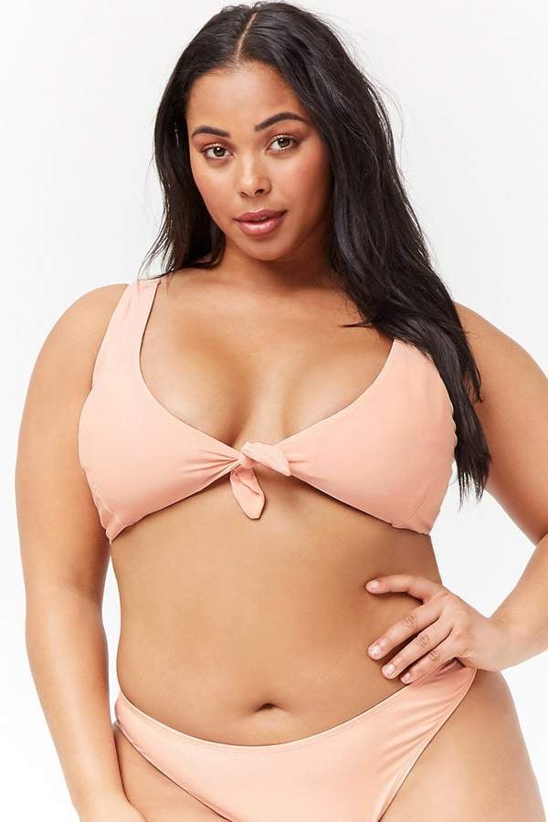 Forever 21 Size Tie-Front Bikini Top