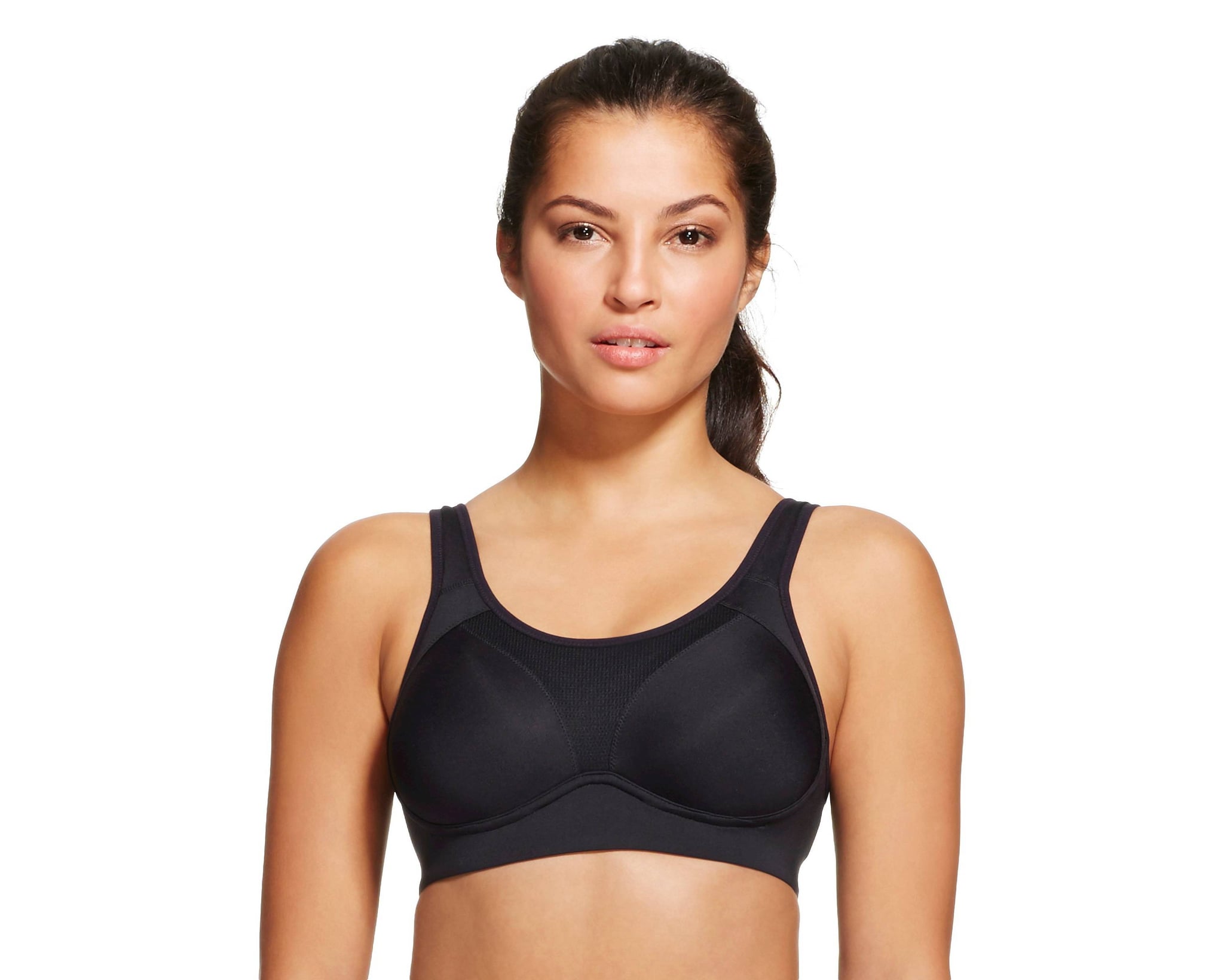 High Support Mesh Max Convertible Strap Sports Bra Gym Workout