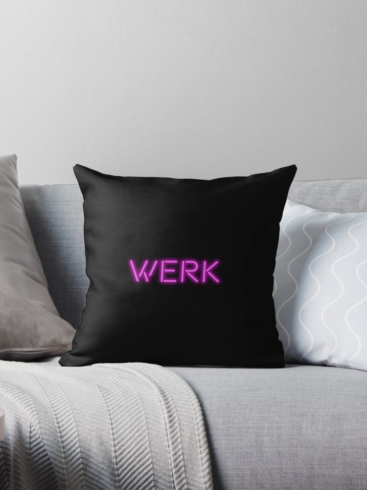 RuPaul's Drag Race "Werk" Pillow