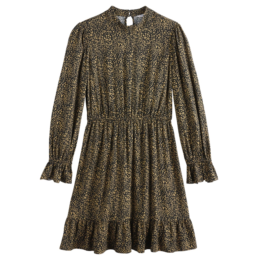 Mock Neck Mini Dress