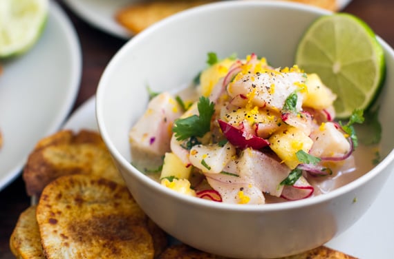 Fish & Pineapple Ceviche