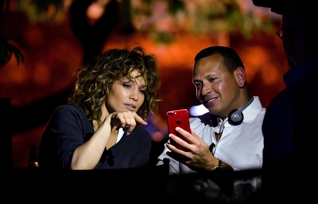 Jennifer Lopez and Alex Rodriguez Instagram Live August 2017