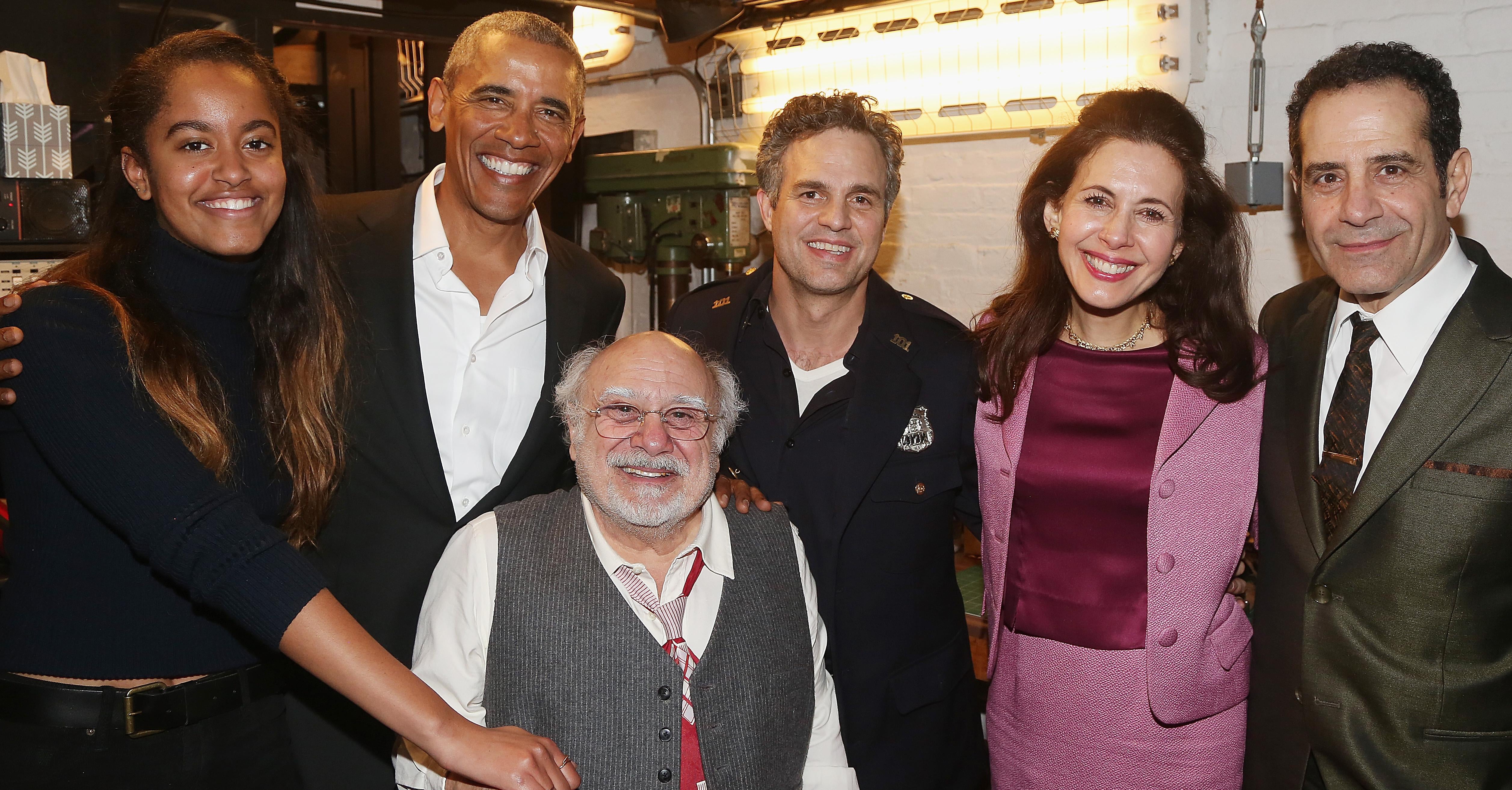 Barack and Malia Obama at Broadway Show February 2017 | PS Celebrity