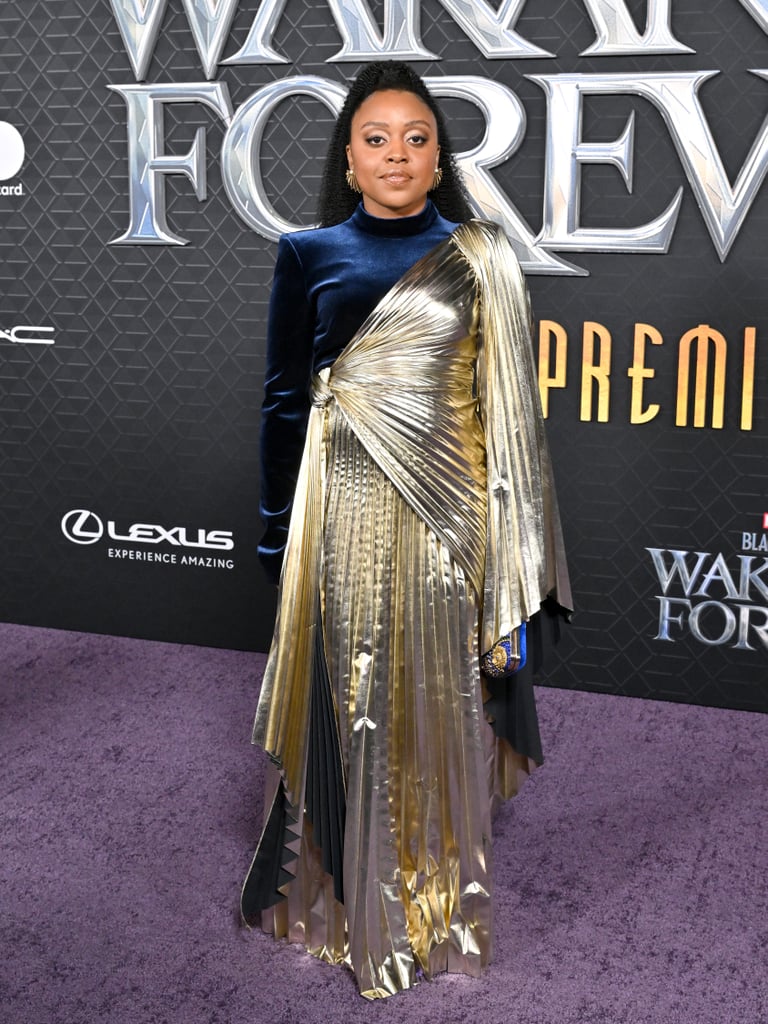 Quinta Brunson at the "Black Panther: Wakanda Forever" Hollywood Premiere