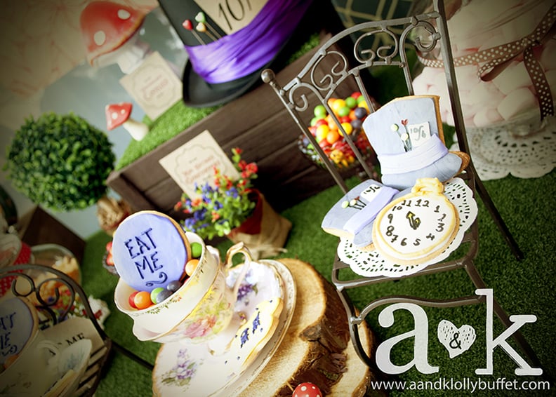 alice in wonderland mad hatter tea party birthday