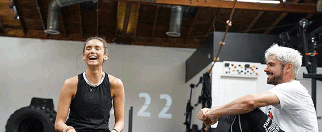 Nina Dobrev and Zac Efron Workout