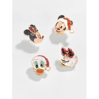 BaubleBar, Jewelry, Baublebar Disney Minnie Mouse Birthday Charm Sprinkle  Rhinestone Earrings Nwt