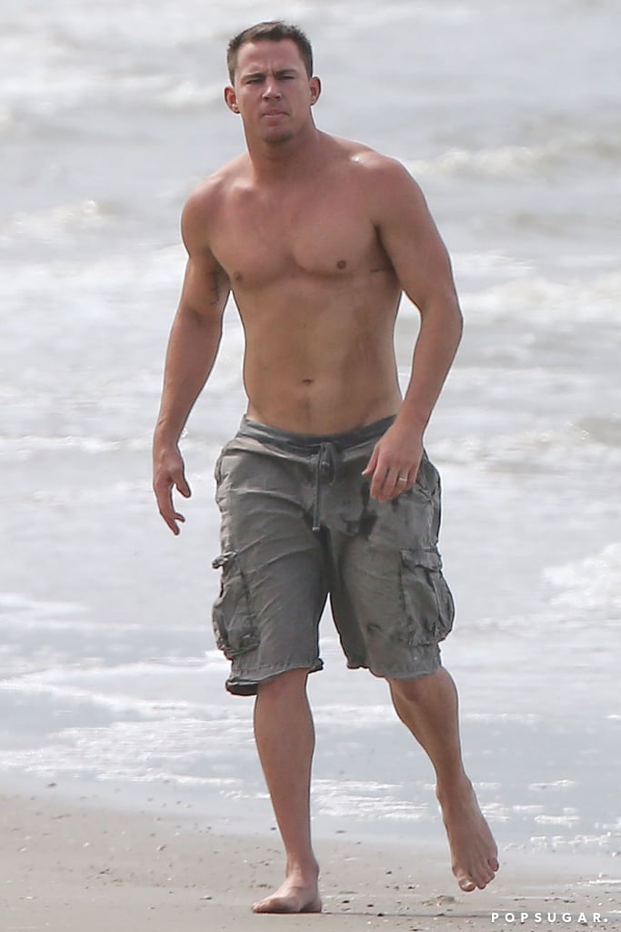 Channing Tatum and Jenna Dewan Beach Pictures 2014