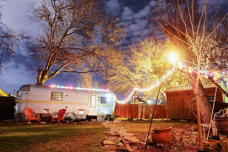 Rest your head in style by sleeping in a vintage airstream.