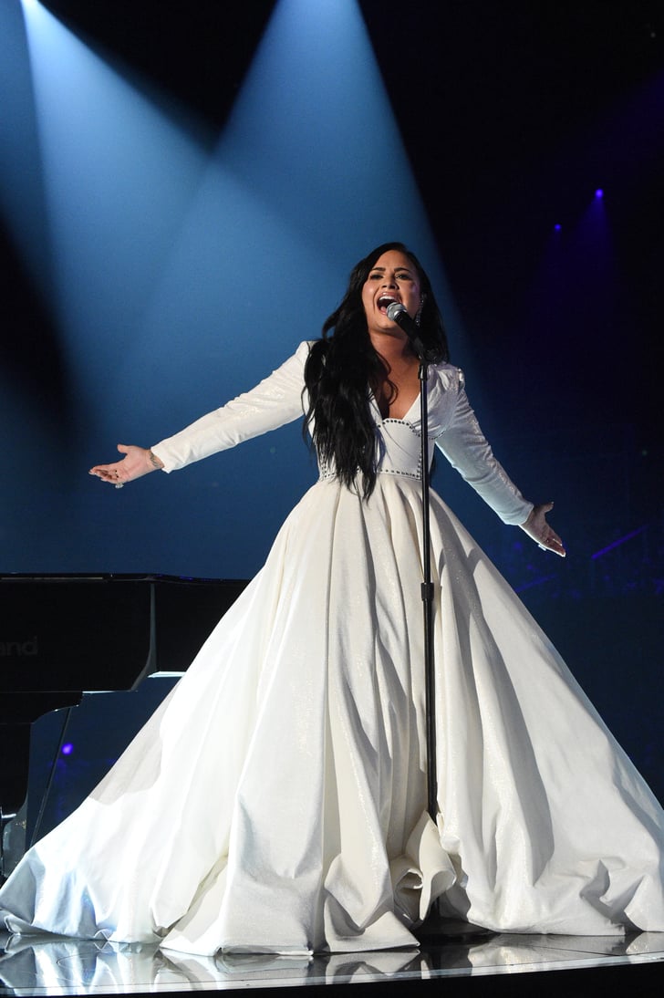 Demi Lovato's Christian Siriano Grammys Performance Gown POPSUGAR