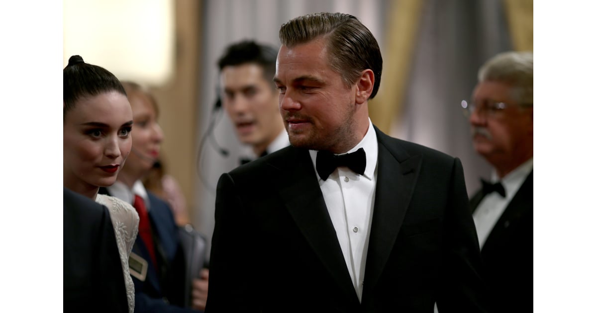 Leonardo DiCaprio Candid Oscars Red Carpet Pictures 2016 POPSUGAR