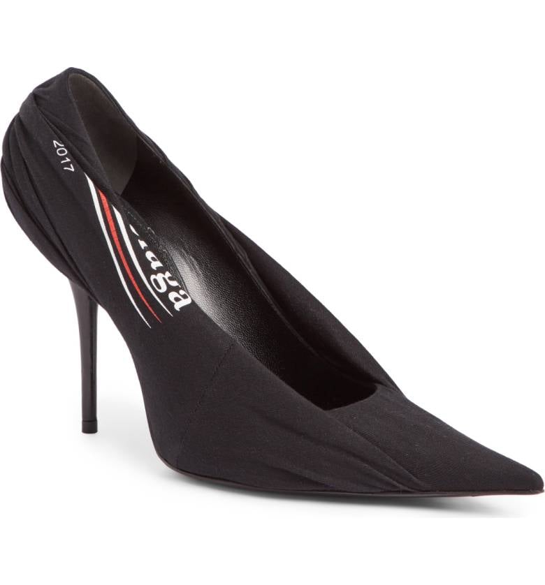 Balenciaga Women's Logo Wrap Pump