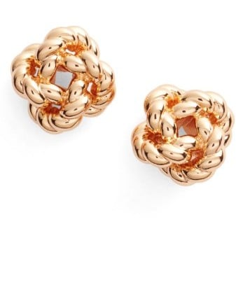 Tory Burch Rope Knot Earrings | Almost at Your Budget For Gifts? Scoop Up  These Under-$100 Earrings | POPSUGAR Fashion Photo 15