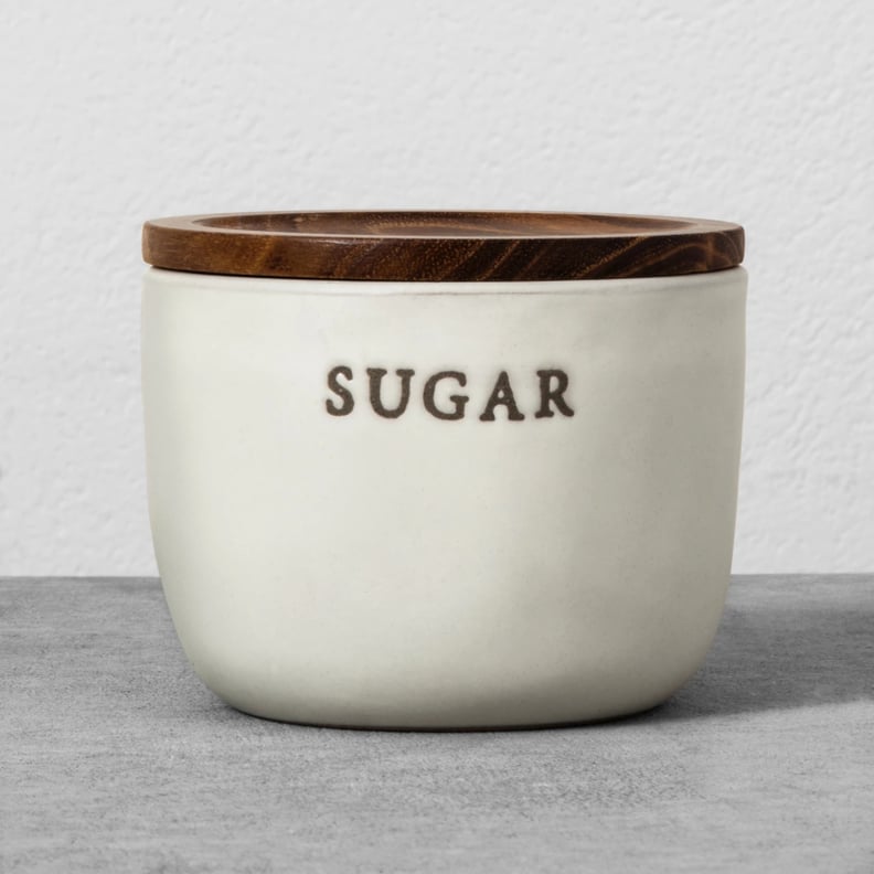 Hearth & Hand Sugar Canister & Wood Lid by Magnolia