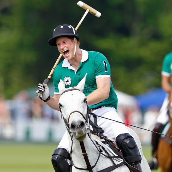 Prince Harry Plays Polo After Meeting Princess Charlotte