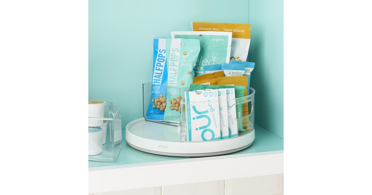 YouCopia Crazy Susan Kitchen Turntable and Snack Organizer