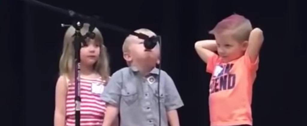 Boy Sings Darth Vader "Imperial March" Song in Talent Show