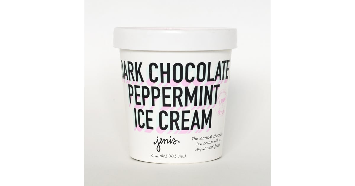 Jeni's Dark Chocolate Peppermint Ice Cream Best Holiday Snacks and
