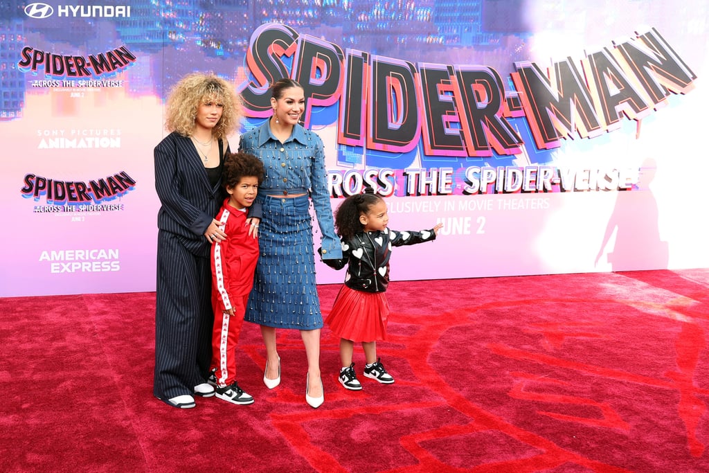 Allison Holker's Kids at Spider-Man: Across the Spider-Verse
