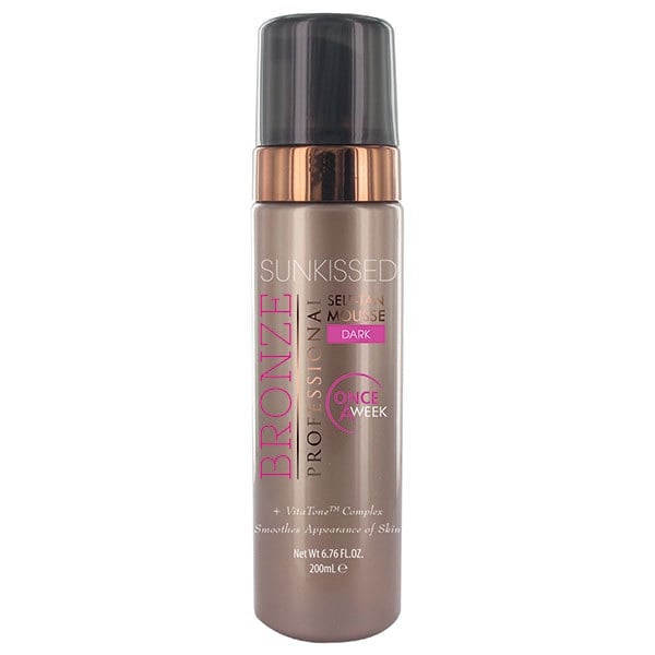 Sunkissed Bronze Professional Once a Week Mousse Dark Best Dark Fake